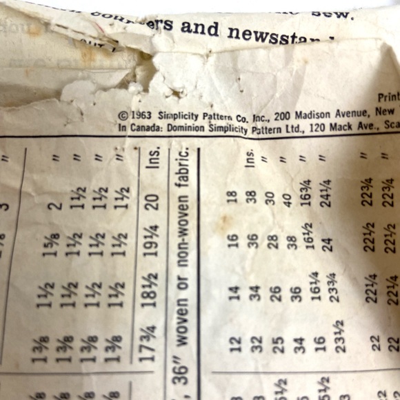 Vintage 60s Sewing Pattern - Picture 3 of 3